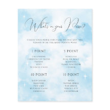 Nueve nubes ¿qué hay en tu juego de ducha de novia