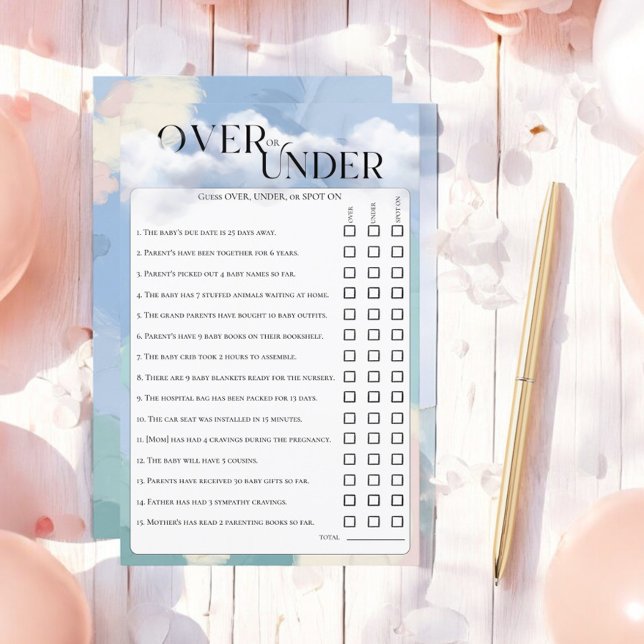 Lámina Nueve sueños en la nube bajo el juego de adivinaci (Subido por el creador)