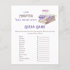 Lámina Nuevo capítulo Begin Lavender Brunch Juego de Baby