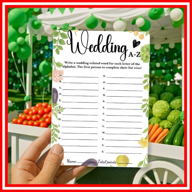 Lámina Nuevo juego de novias para Boda de mercado A-Z (Subido por el creador)