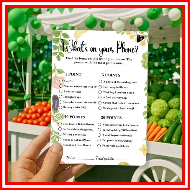 Lámina Nuevos en el mercado ¿Qué hay en tu teléfono? Jueg (Subido por el creador)