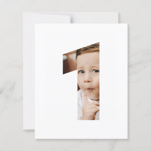 Lámina Número mínimo de foto del presupuesto Invitación d