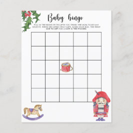 Lámina Nutcracker - Juego de bingo para ducha de bebé