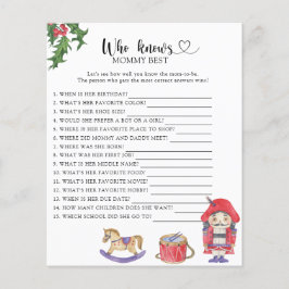 Lámina Nutcracker - Quién conoce mejor a mamá