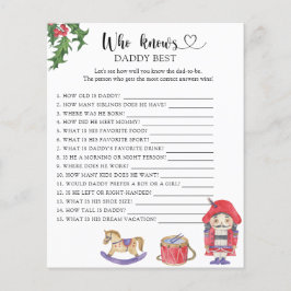 Lámina Nutcracker - Quién conoce mejor al papá juego