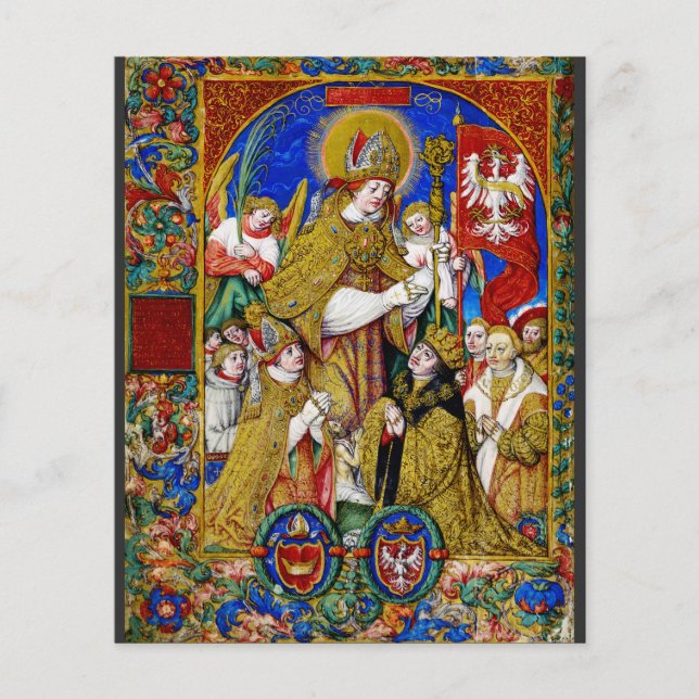 Lámina Obispo y mártir de San Stanislaus (Anverso)