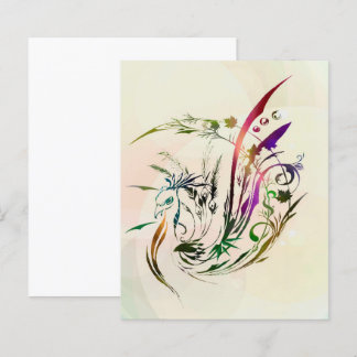 Lámina Obra de arte decorativa de pavo real | Diseño mode