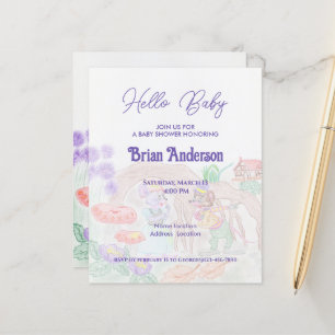 Lámina Obras de arte de niños personalizados, dos ratones