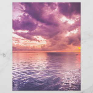 Lámina Ocean Sunset Inspirador