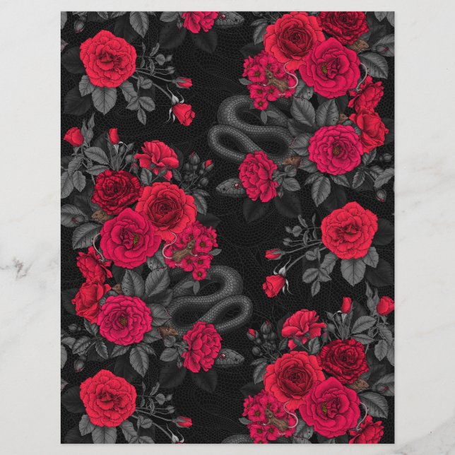 Lámina Ocultos en los rosas (Anverso)