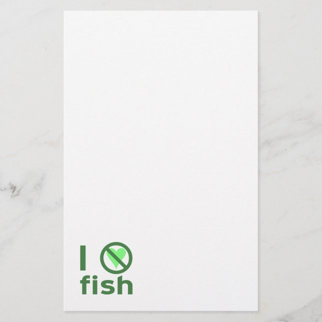 Lámina Odio el pescado (Anverso)