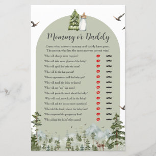 Lámina Oh Boy Adventure Pine Forest Mommy or Daddy