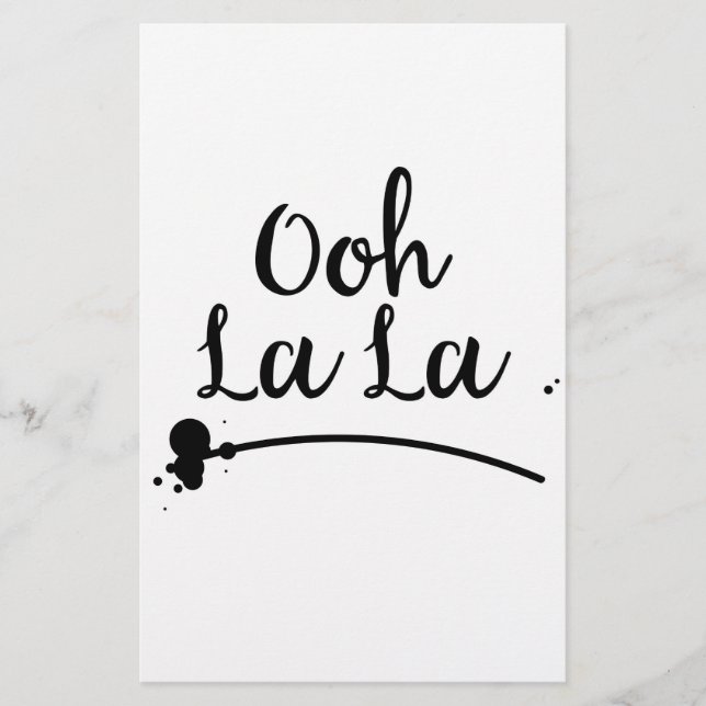 Lámina Oh La La (Anverso)