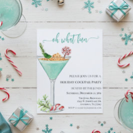 Lámina OH Qué Navidades Divertidos Fiesta de cócteles