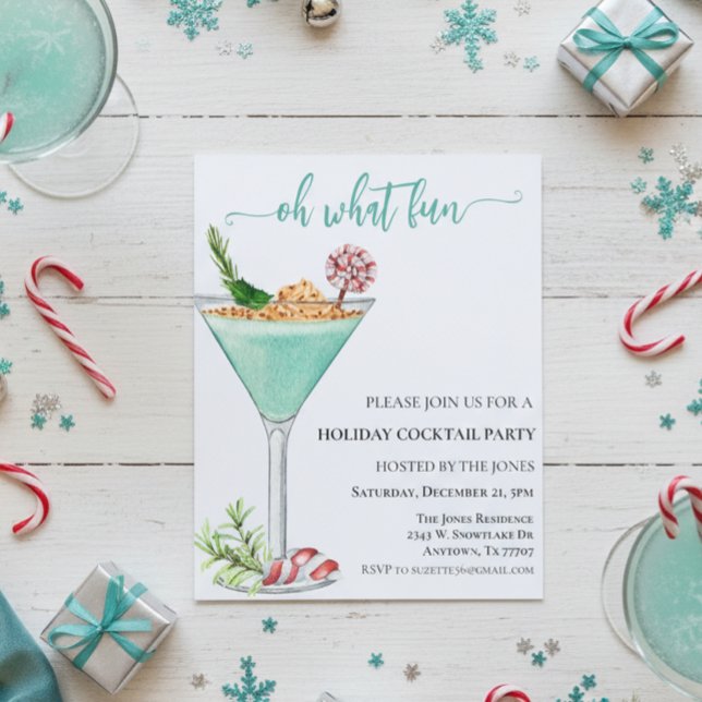 Lámina OH Qué Navidades Divertidos Fiesta de cócteles (Subido por el creador)