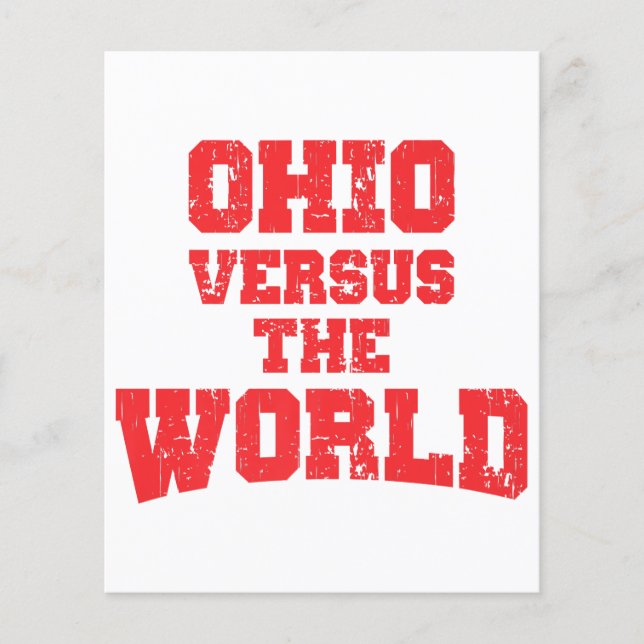 LÁMINA OHIO VERSUS THE WORLD (Anverso)