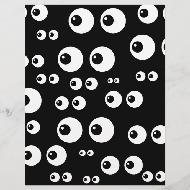 Lámina ojos blancos negros (Anverso)