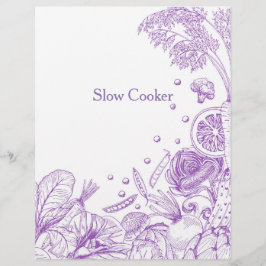 Lámina Ola de Vegetales Púrpura - Categoría de receta