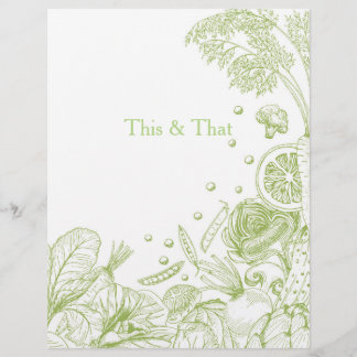 Lámina Ola de Vegetales Verde - Categoría de receta