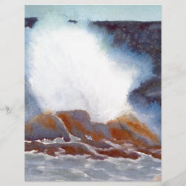 Lámina Ola oceánica