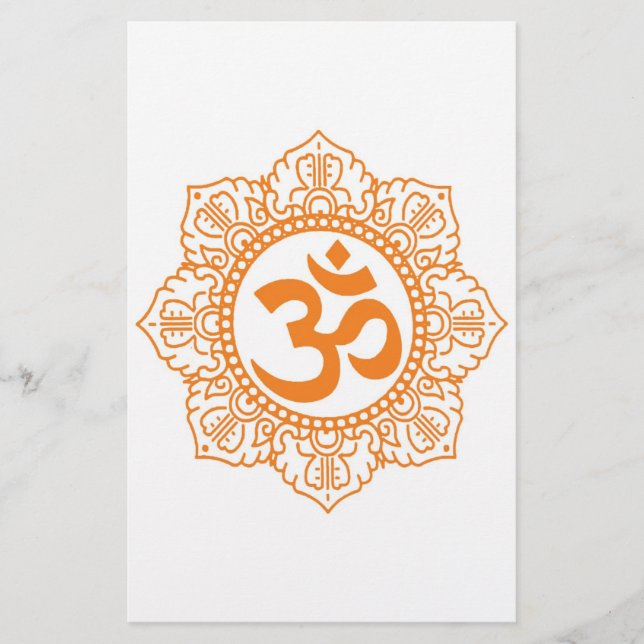 Lámina Om - Ohm - Símbolo Aum (Anverso)