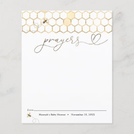 Lámina Oraciones para bebe y abeja moderna