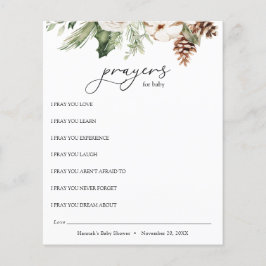 Lámina Oraciones por la vegetación del invierno infantil