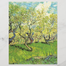 Lámina Orchard en Blossom, Vincent van Gogh.