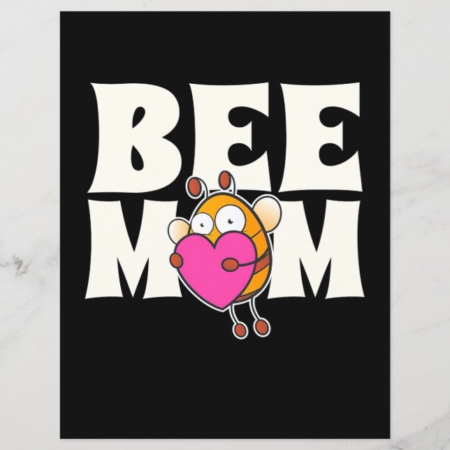 Lámina Orgullosa Bee Mom (Anverso)