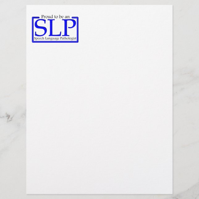 Lámina Orgulloso de ser un SLP (Anverso)