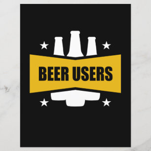 Lámina Orgullosos usuarios de cerveza