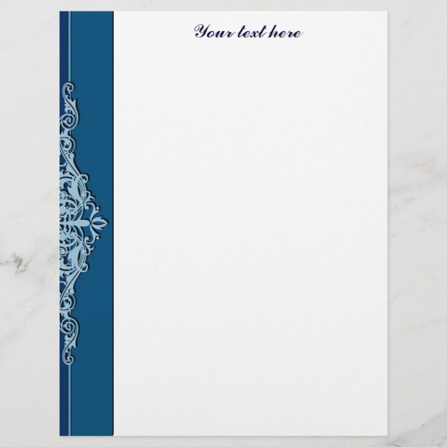 Lámina Ornamentos azules (Anverso)
