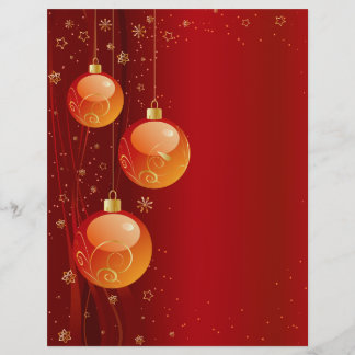Lámina Ornamentos navideños brillantes