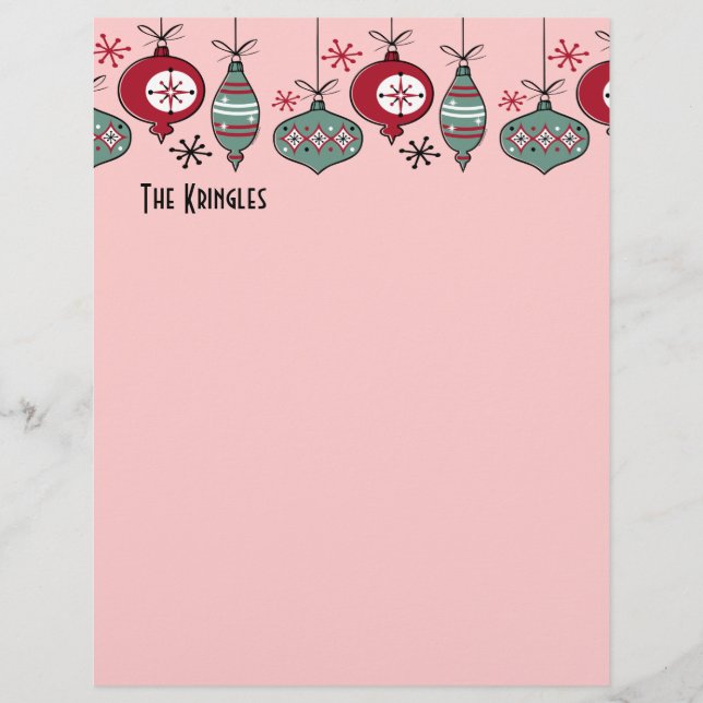 Lámina Ornamentos retro (Anverso)