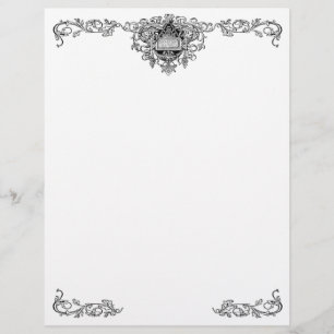 Lámina Ornate Letterhead