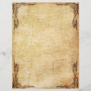 Lámina Ornate Vintage Letterhead