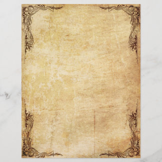 Lámina Ornate Vintage Letterhead