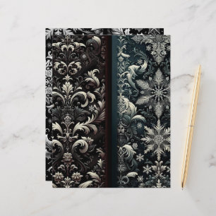 Lámina Oscuro invierno Gótico Papel Craft Cardstock