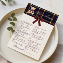 Osito de peluche de franela roja para bebes Juego 