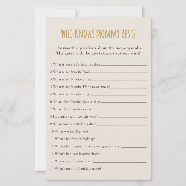 Lámina Oso clásico del libro de cuentos que conoce mejor  (Anverso)