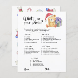 Lámina Oso de invierno - ¿Qué hay en tu juego de teléfono