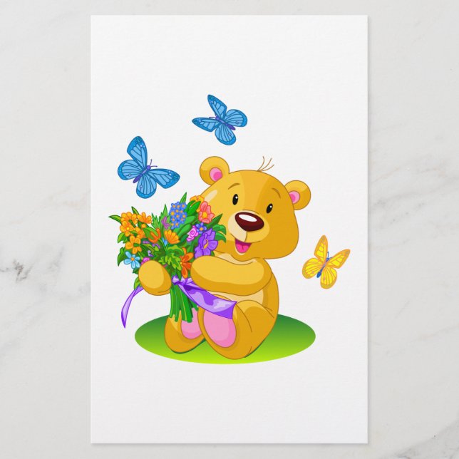 Lámina Oso de peluche (Anverso)