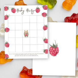 Lámina Oso - Juego de bingo para baby shower
