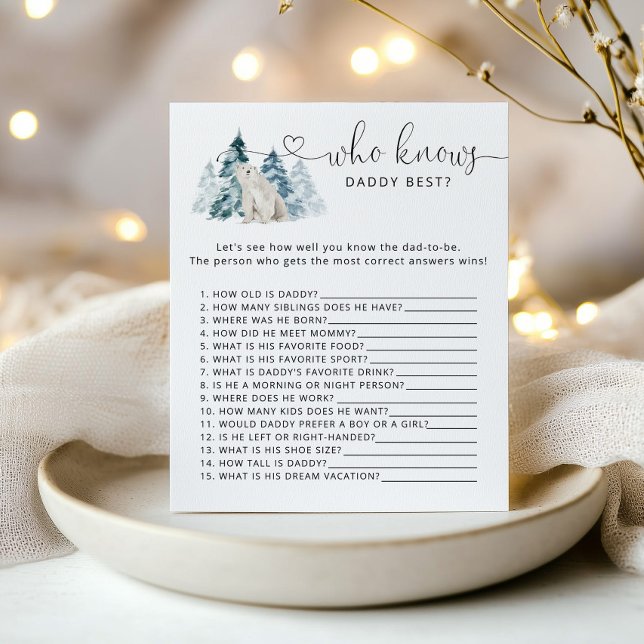 Lámina Oso polar que conoce mejor a papá (Subido por el creador)