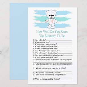 Lámina Oso polar ¿Qué tan bien conoces el juego de la duc