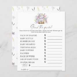 Lámina Oveja - Adivinen el juego del precio