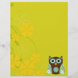 Lámina Owl Alice de diseñador