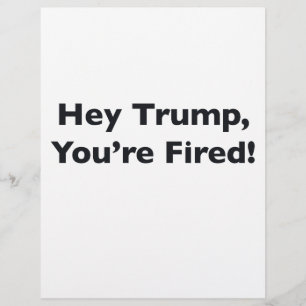 Lámina ¡Oye Trump, estás despedido!