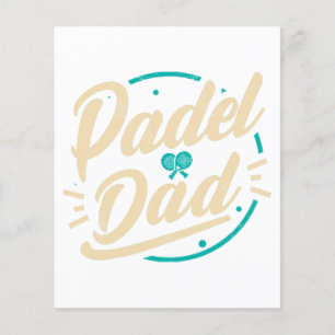 Lámina Padel Dad Platform Tennis Paddleball Padel