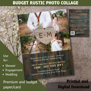 Lámina País PRESUPUESTARIO Foto Rústica de Corazones tall